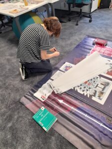 Mise en place de l'exposition