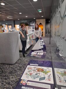 Mise en place de l'exposition